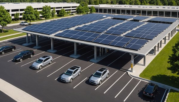 Investir dans une ombrière photovoltaïque pour parking entreprise